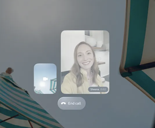 Screenshot of the POV Calling project